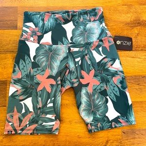 Tropical biker shorts
